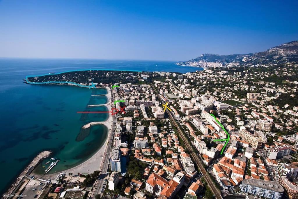 French Riviera: Seafront Apt & Pool Near Monaco Roquebrune-Cap-Martin Exterior photo
